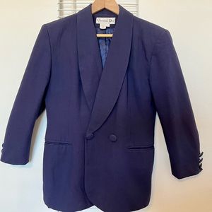 Vintage Christian Dior Purple Blazer. Size 8